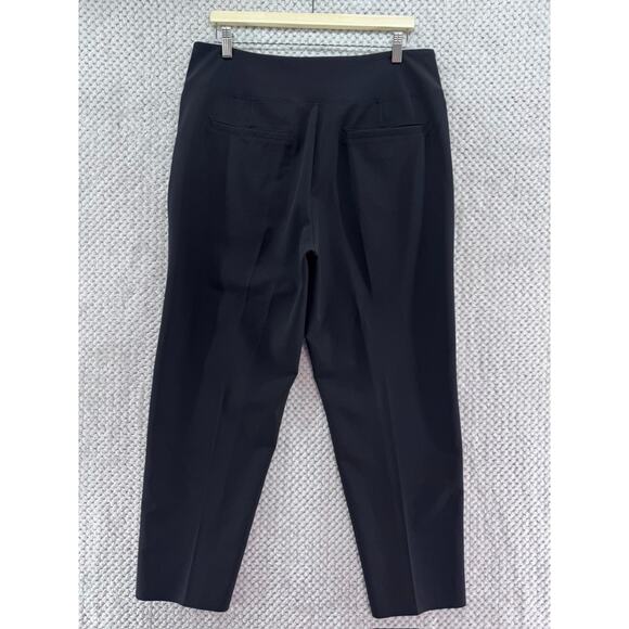 Athleta Pants Women 14 Black Endless High Rise Tapper City Activewear Zip Pocket - Picture 6 of 15